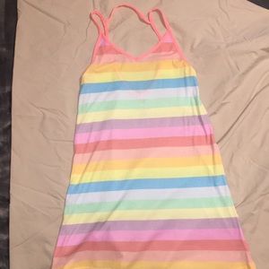 Stripped cotton dress